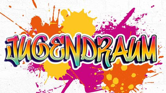 Schriftzug im Graffitistyle für den neuen Kinder- & Jugendtreff in Eschelbronn.